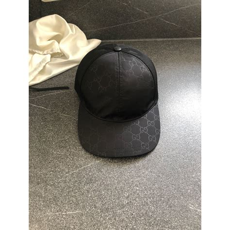 casquette gucci noir interieur|chapeaux gucci homme.